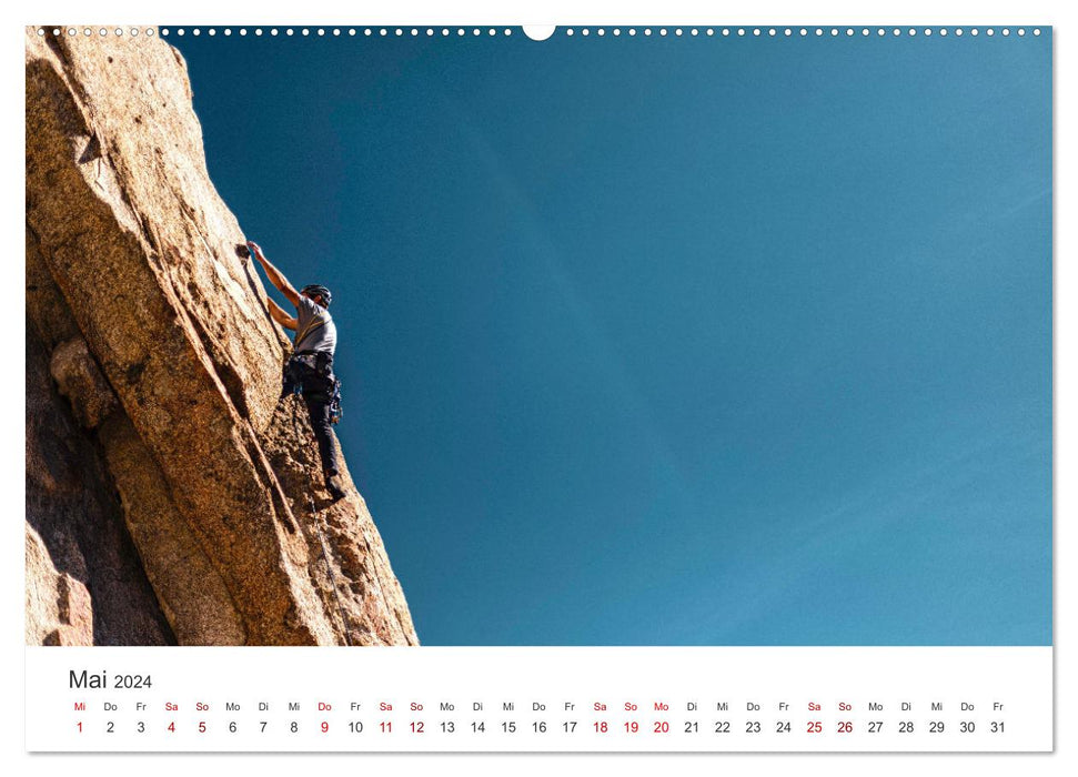 Escalade - Toujours plus haut (Calendrier mural CALVENDO Premium 2024) 