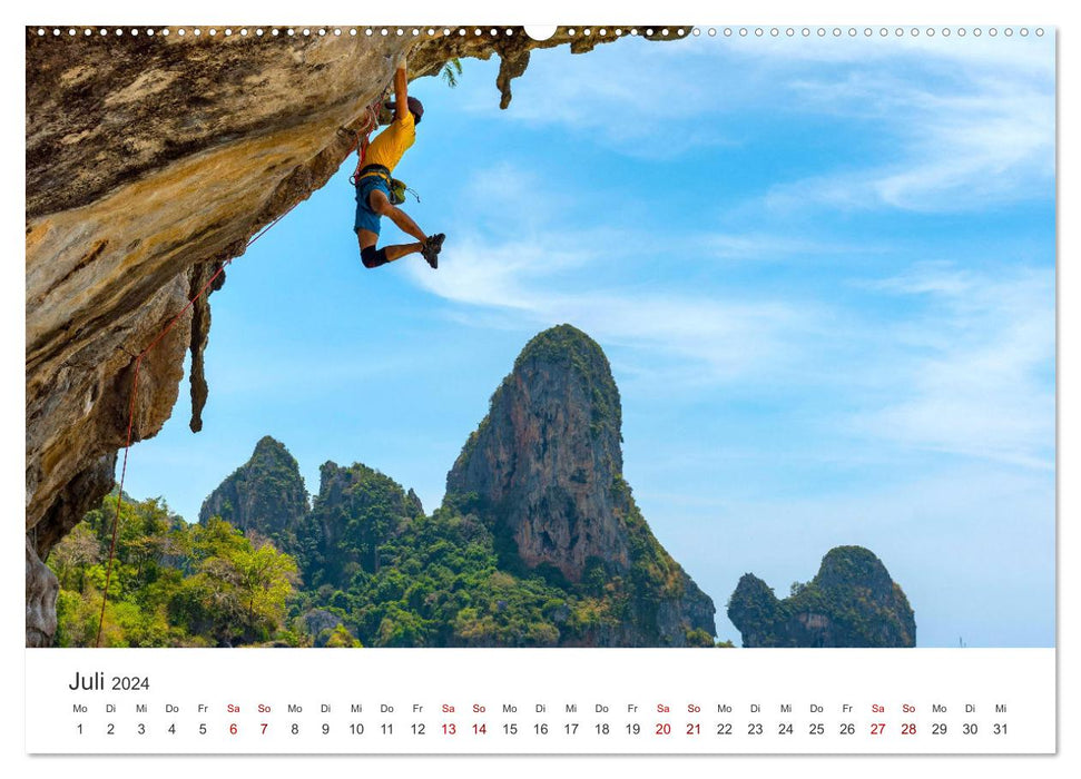 Escalade - Toujours plus haut (Calendrier mural CALVENDO Premium 2024) 