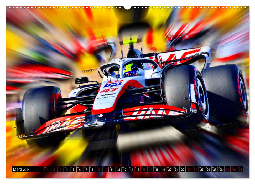 Racing - Vollgas kreativ (CALVENDO Premium Wandkalender 2024)