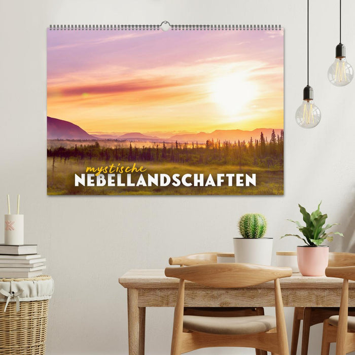 Paysages brumeux mystiques (calendrier mural CALVENDO 2024) 