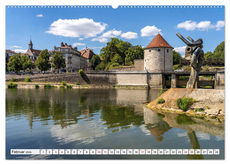 France - Besançon (Calvendo Premium Calendrier mural 2024) 