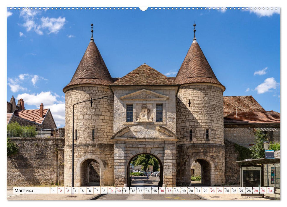 France - Besançon (Calvendo Premium Calendrier mural 2024) 