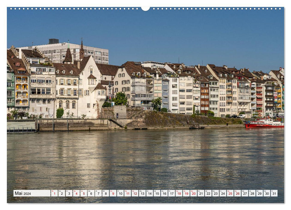 Schweiz - Basel (CALVENDO Premium Wandkalender 2024)