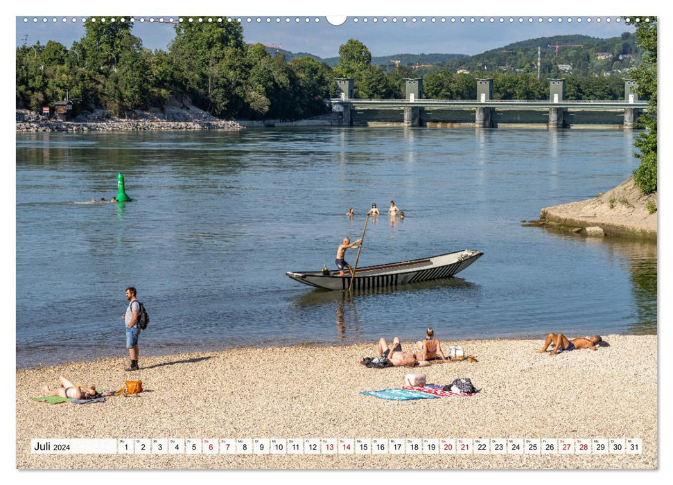 Suisse - Bâle (Calvendo Premium Wall Calendar 2024) 