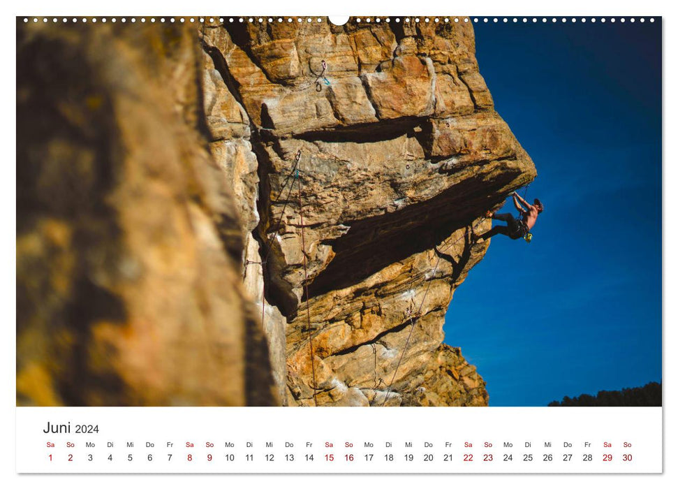 Klettern - Immer weiter hoch hinauf (CALVENDO Wandkalender 2024)