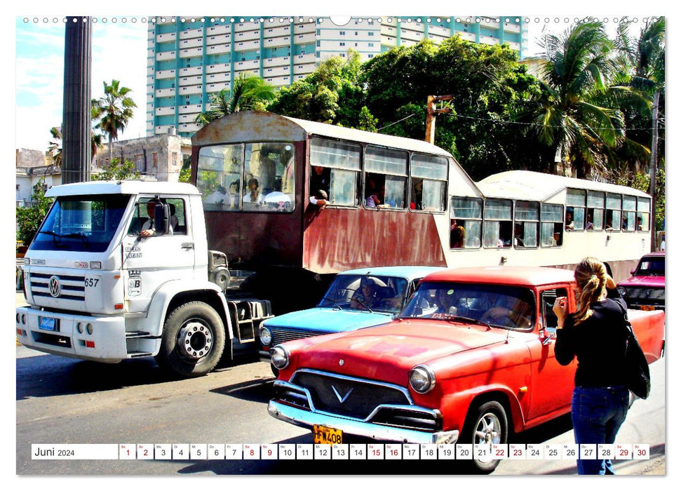 German Trucks - Camions allemands à Cuba (calendrier mural CALVENDO 2024) 