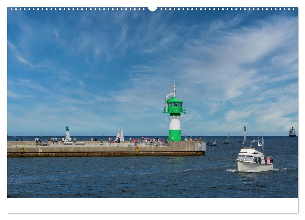 Travemünder Woche vom Windjammer aus (CALVENDO Wandkalender 2024)