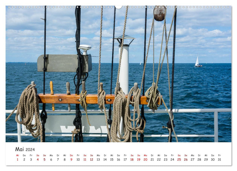 Travemünder Woche vom Windjammer aus (CALVENDO Wandkalender 2024)