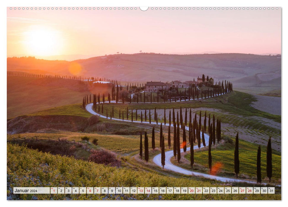 Toskana - Emotionen aus dem Bel Paese (CALVENDO Premium Wandkalender 2024)