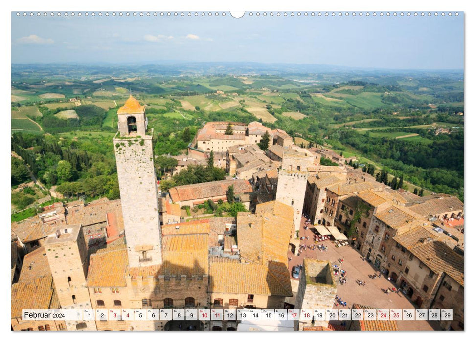 Toscane – Émotions du Bel Paese (Calendrier mural CALVENDO Premium 2024) 