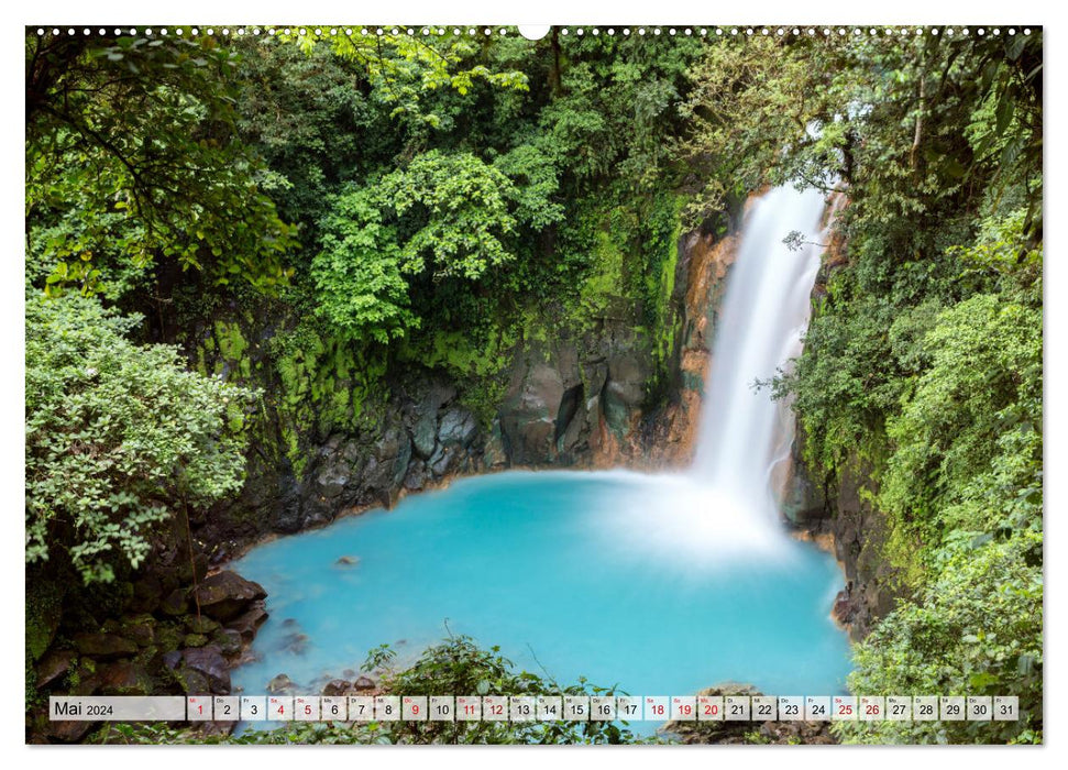 Costa Rica - Tierwelt und Landschaften (CALVENDO Wandkalender 2024)