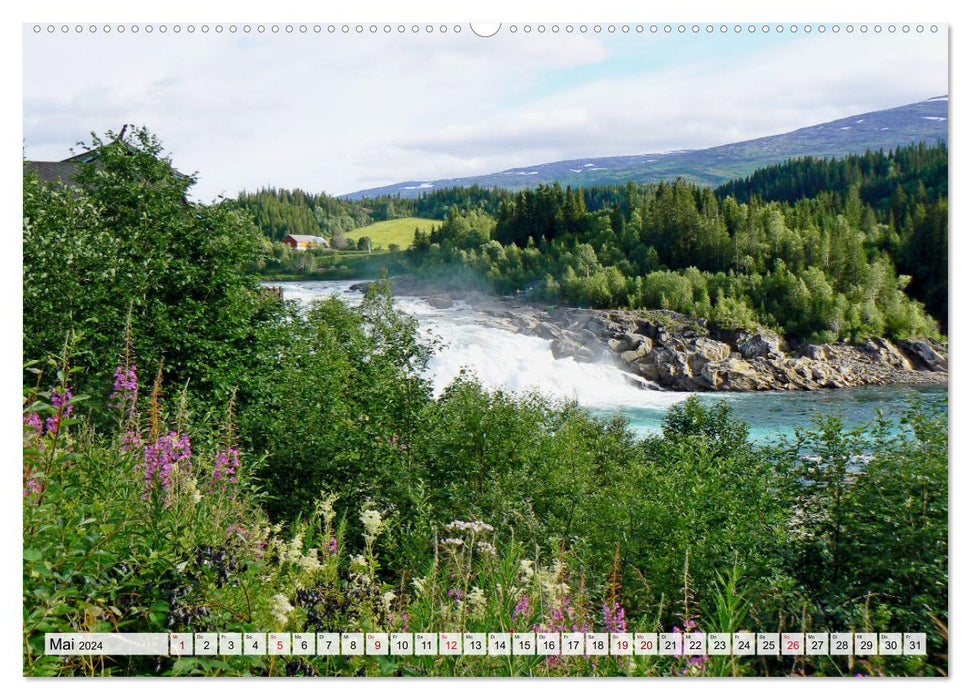 Scandinavia, the wildly romantic north of Europe (CALVENDO Premium Wall Calendar 2024) 