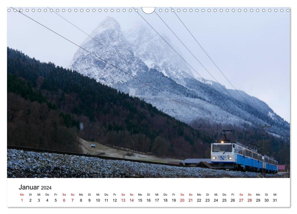 The Zugspitze area (CALVENDO wall calendar 2024) 