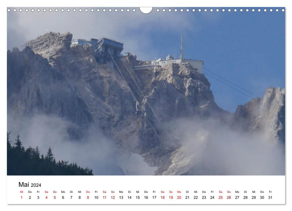 The Zugspitze area (CALVENDO wall calendar 2024) 