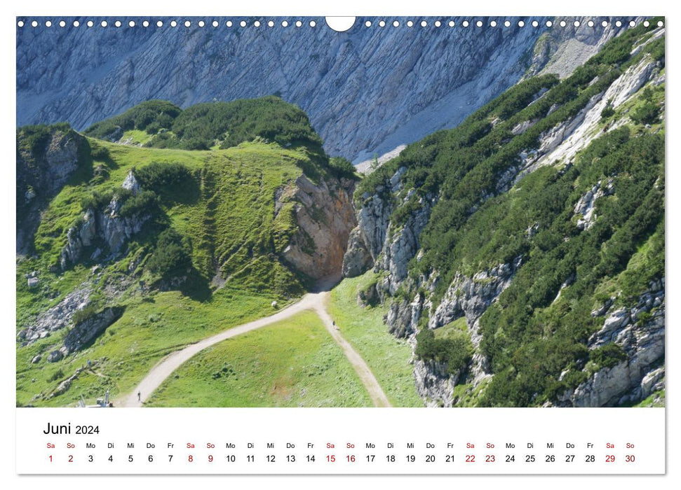 The Zugspitze area (CALVENDO wall calendar 2024) 