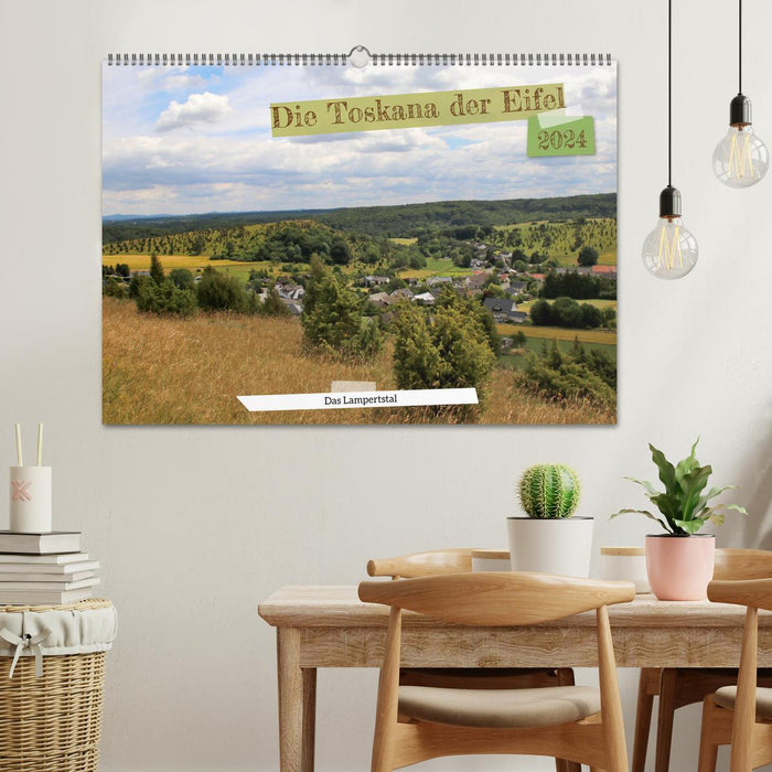 Toscane dans l'Eifel - Le Lampertstal (calendrier mural CALVENDO 2024) 