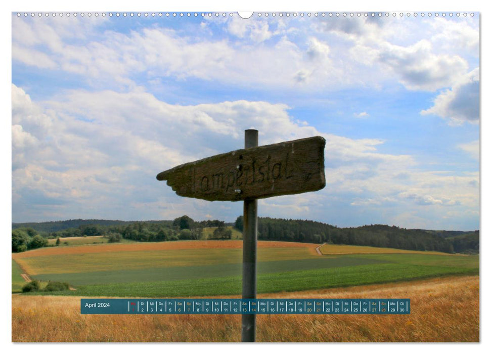 Toscane dans l'Eifel - Le Lampertstal (calendrier mural CALVENDO 2024) 