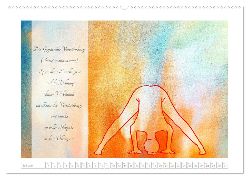Yoga Elemental Forces – Yoga Asanas pour les quatre éléments (Calvendo Premium Wall Calendar 2024) 