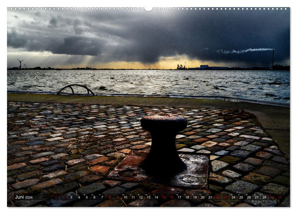 To the horizon. The sky over northern Germany. (CALVENDO wall calendar 2024) 