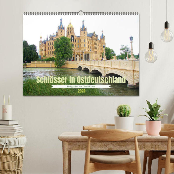Schlösser in Ostdeutschland (CALVENDO Wandkalender 2024)