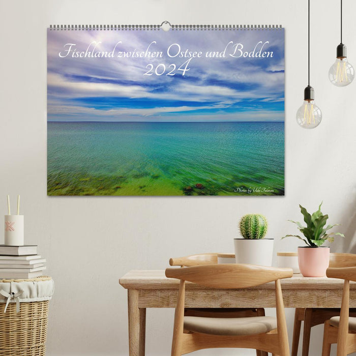 Fischland between the Baltic Sea and Bodden (CALVENDO wall calendar 2024) 