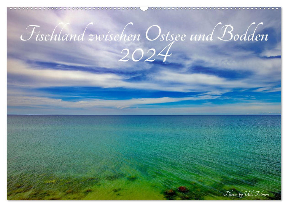 Fischland between the Baltic Sea and Bodden (CALVENDO wall calendar 2024) 