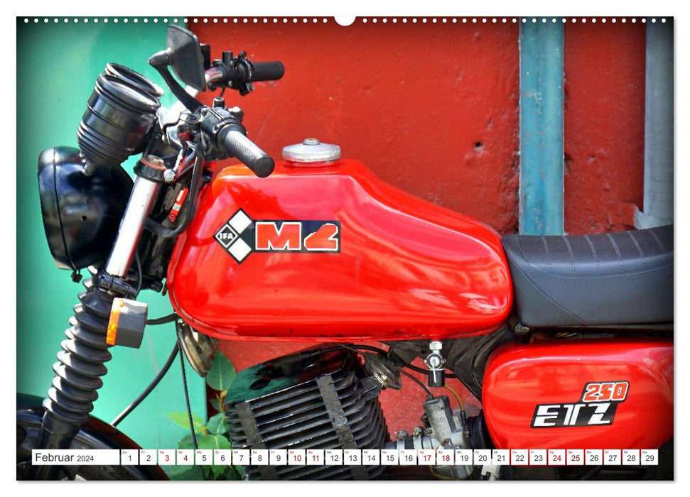 MZ ETZ 250 - Exportschlager der DDR (CALVENDO Wandkalender 2024)