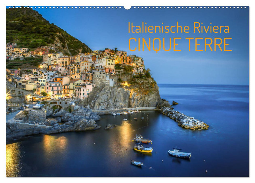 Italienische Riviera Cinque Terre (CALVENDO Wandkalender 2024)