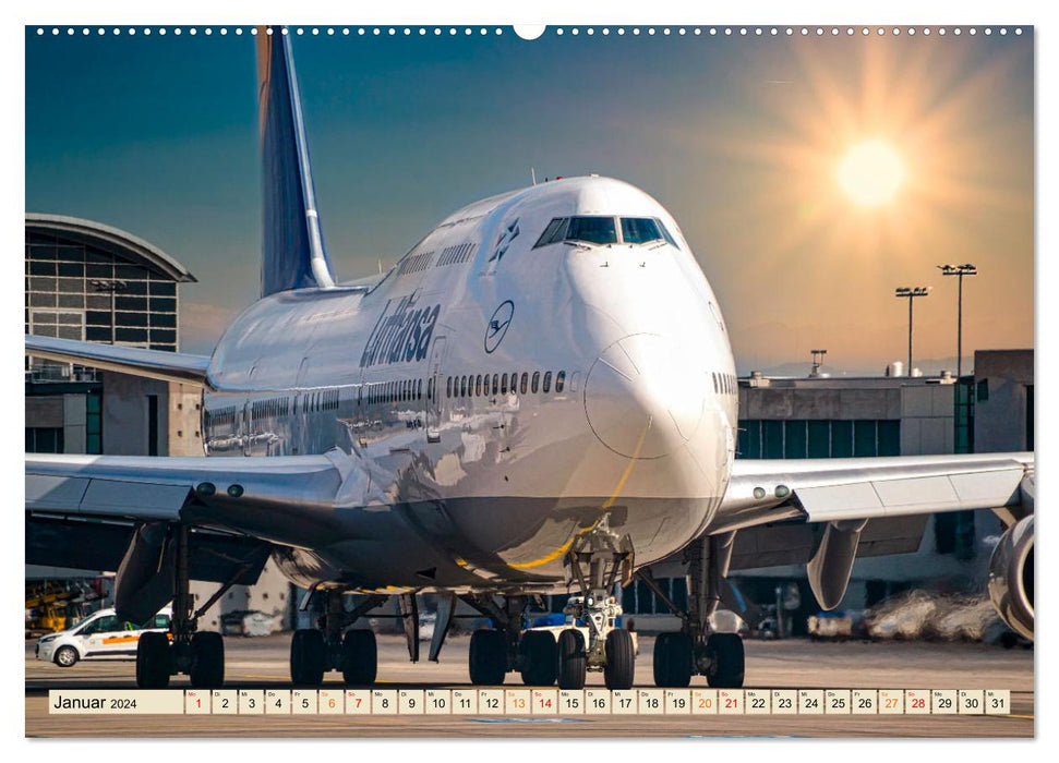 Flugzeuge - ab in den Urlaub (CALVENDO Wandkalender 2024)