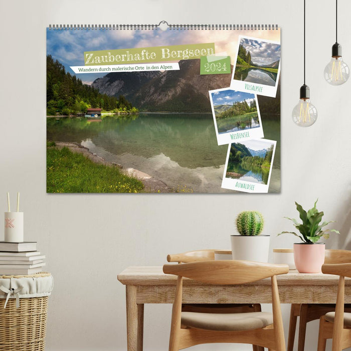 Magical mountain lakes (CALVENDO wall calendar 2024) 