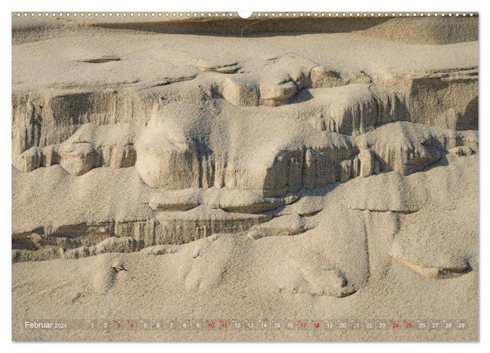 Sand-ART, façonné par le vent et les vagues (Calvendo Premium Wall Calendar 2024) 
