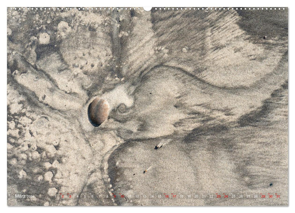 Sand-ART, façonné par le vent et les vagues (Calvendo Premium Wall Calendar 2024) 