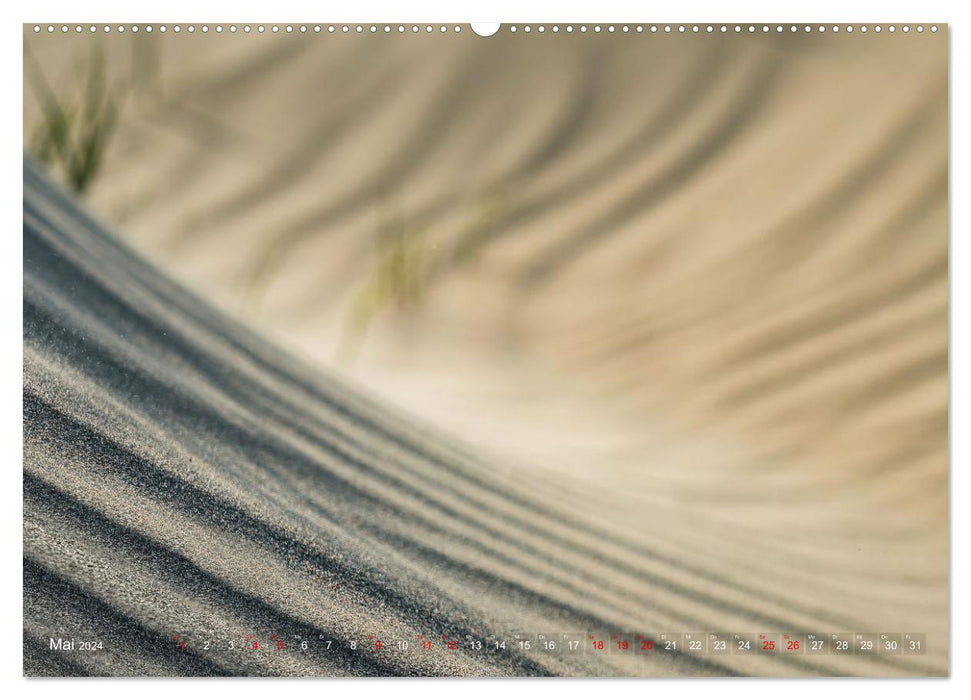 Sand-ART, von Wind und Wellen geformt (CALVENDO Premium Wandkalender 2024)