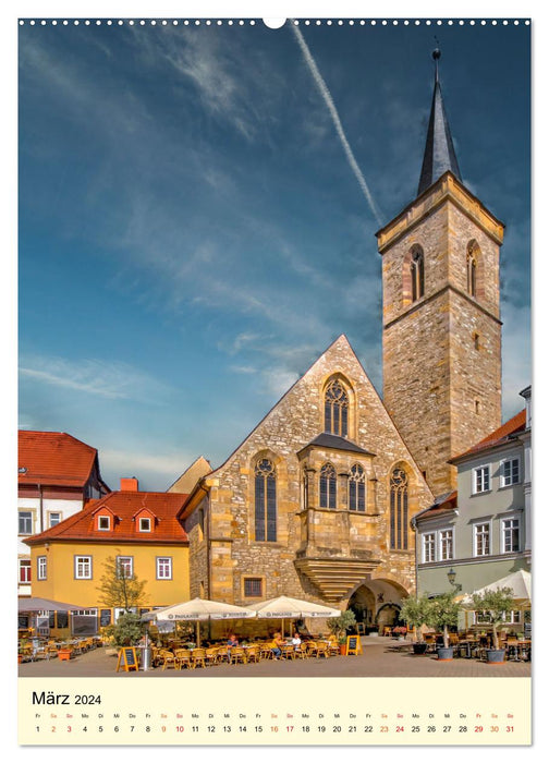 Geliebtes Erfurt (CALVENDO Premium Wandkalender 2024)