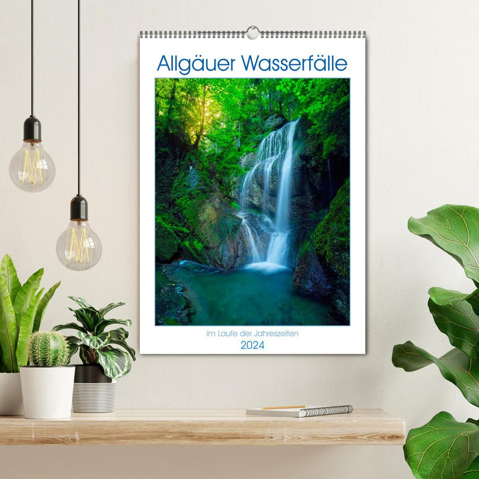 Allgäuer Wasserfälle (CALVENDO Wandkalender 2024)