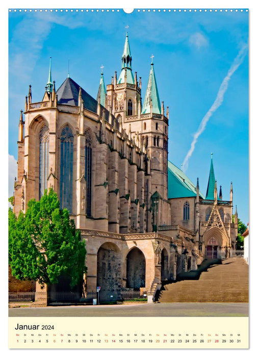 Beloved Erfurt (CALVENDO wall calendar 2024) 