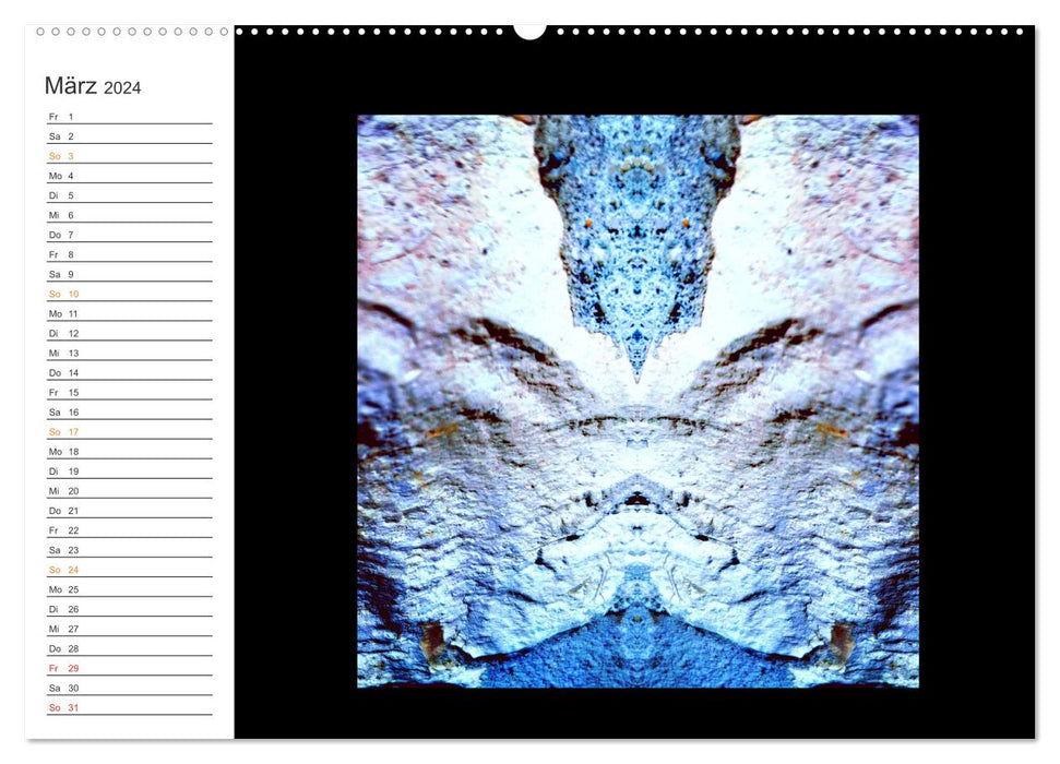 LiTH-Os Antlitze des Sandsteins von ID AD Art Gabi Zapf (CALVENDO Wandkalender 2024)