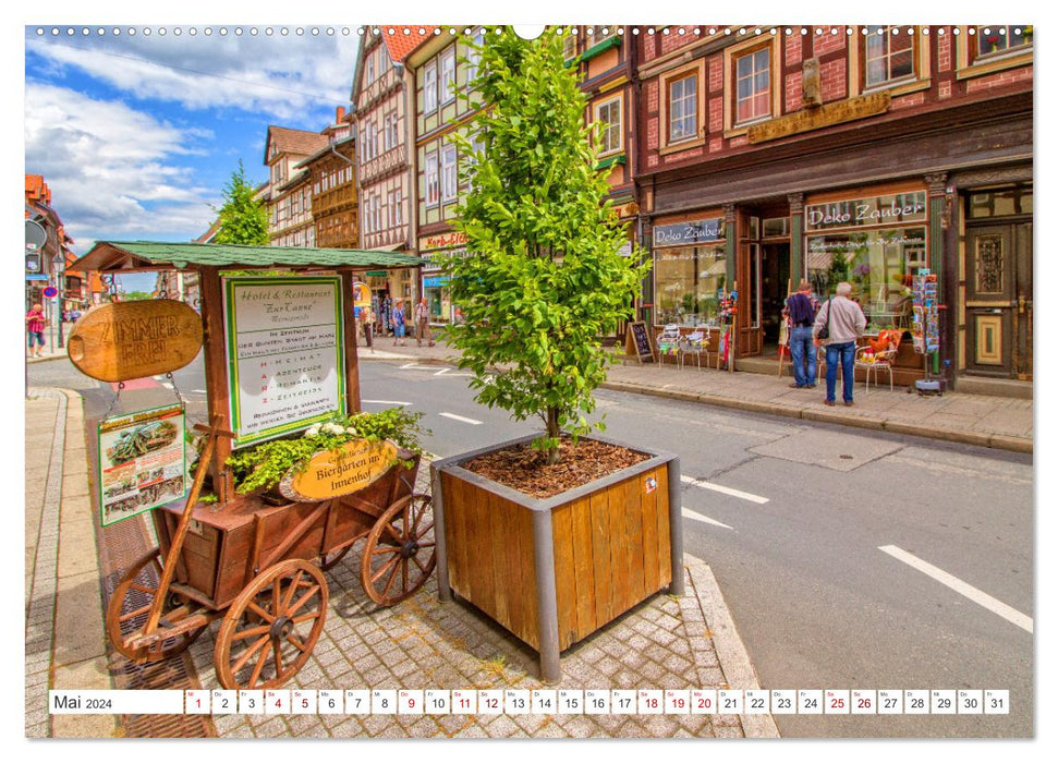 Sommer in Wernigerode – Der bunten Stadt am Harz (CALVENDO Premium Wandkalender 2024)