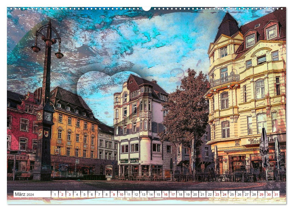 Auf geht´s nach Dortmund (CALVENDO Premium Wandkalender 2024)