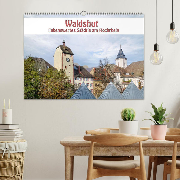 Waldshut - liebenswertes Städtle am Hochrhein (CALVENDO Wandkalender 2024)
