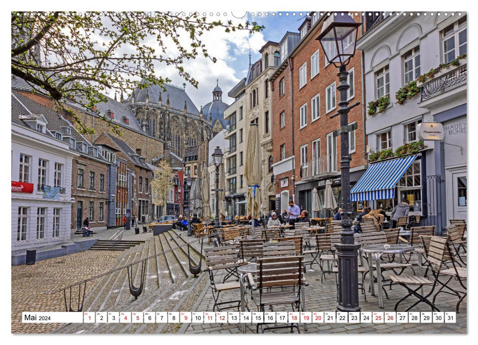 Aachen - ein Stadt zum Verlieben (CALVENDO Premium Wandkalender 2024)