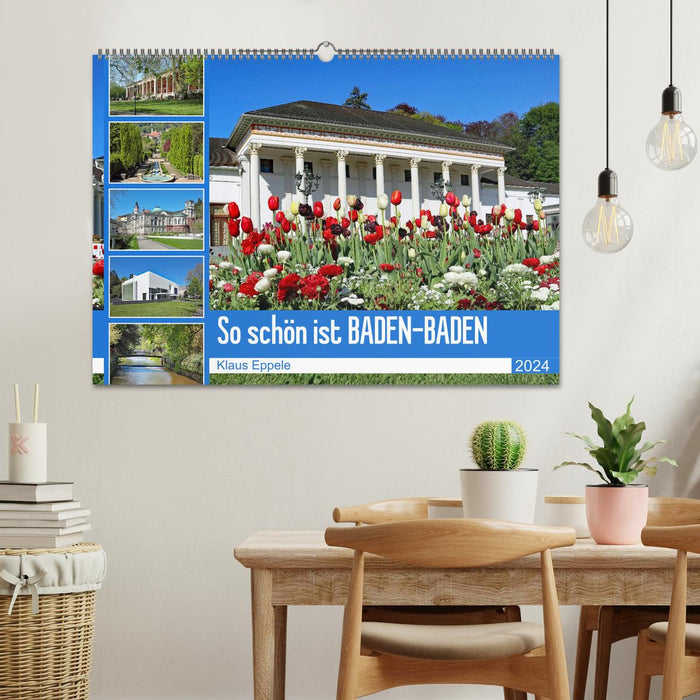 Baden-Baden est si belle (Calendrier mural CALVENDO 2024) 