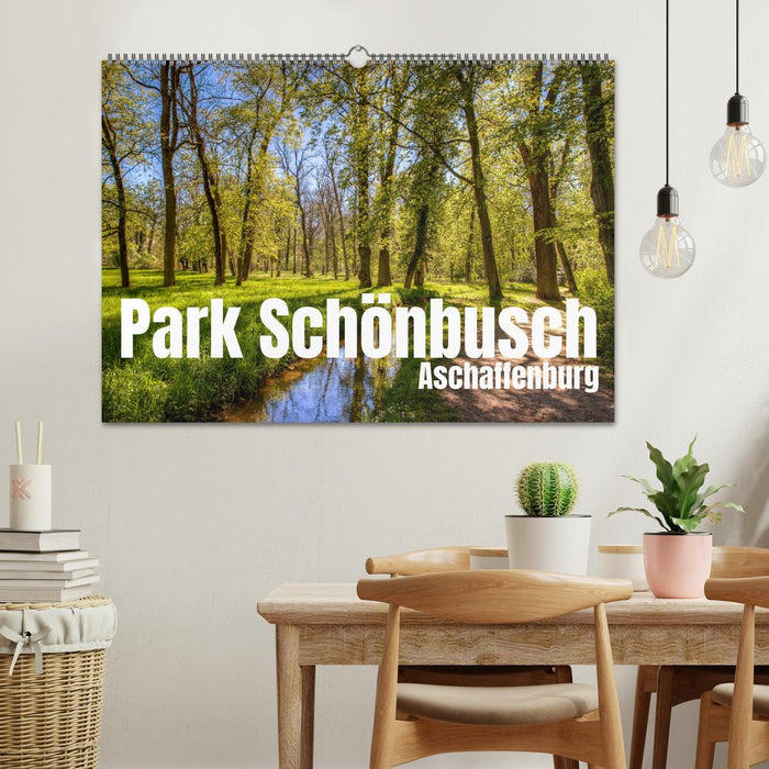 Park Schönbusch Aschaffenburg (CALVENDO Wandkalender 2024)
