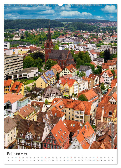 Heidenheim et ses environs (calendrier mural CALVENDO 2024) 