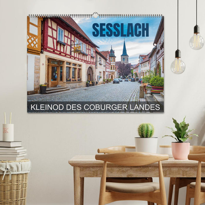 Seßlach - Kleinod des Coburger Landes (CALVENDO Wandkalender 2024)