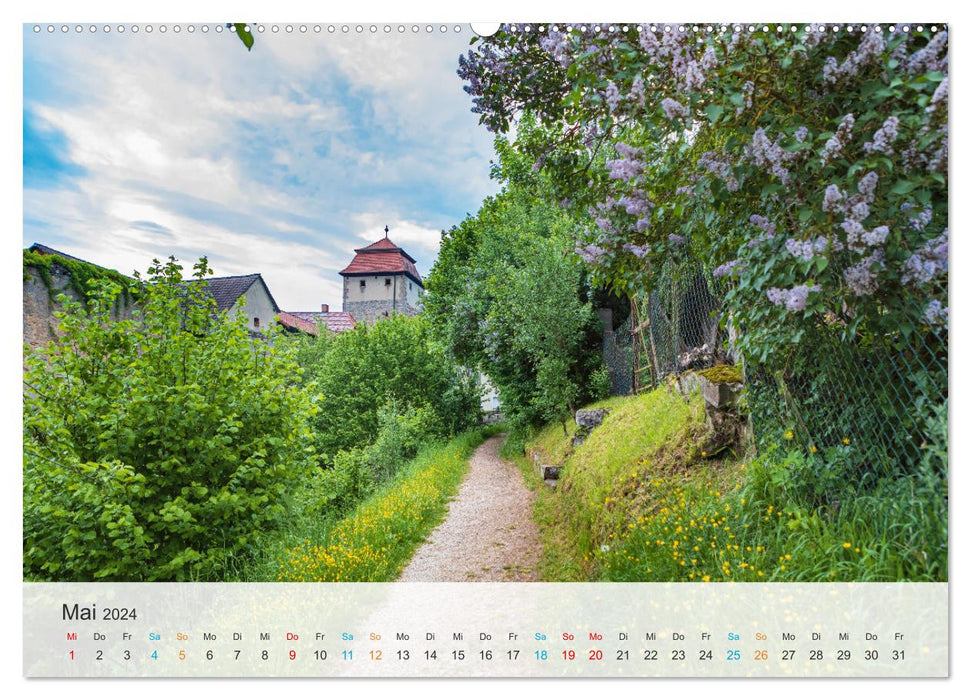 Seßlach - Kleinod des Coburger Landes (CALVENDO Wandkalender 2024)