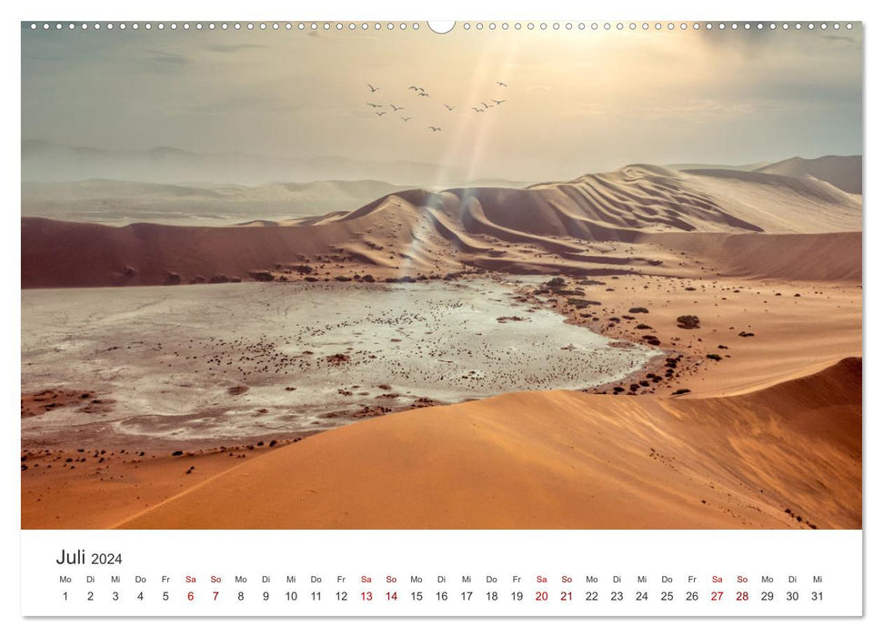 Namibia - A paradise on earth. (CALVENDO Premium Wall Calendar 2024) 