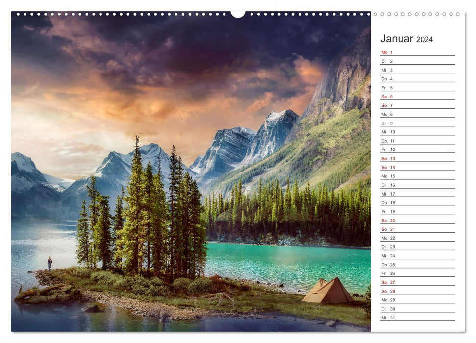 Kurze Auszeit (CALVENDO Premium Wandkalender 2024)