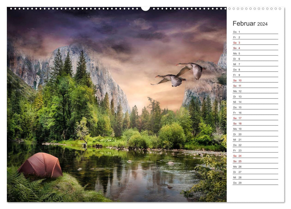 Kurze Auszeit (CALVENDO Premium Wandkalender 2024)