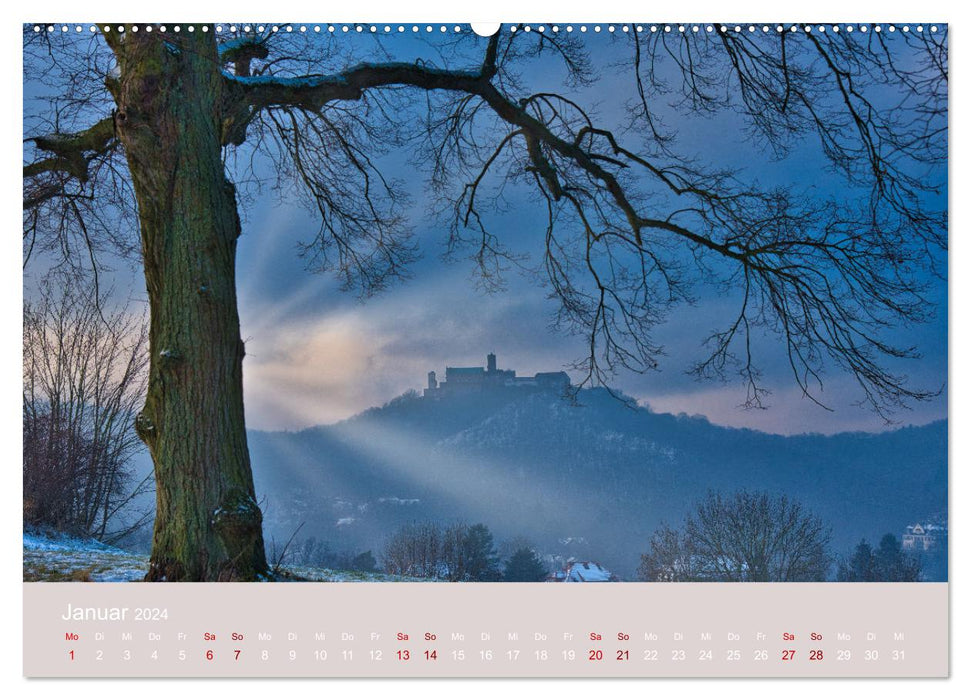 Naturerlebnis Thüringen (CALVENDO Premium Wandkalender 2024)
